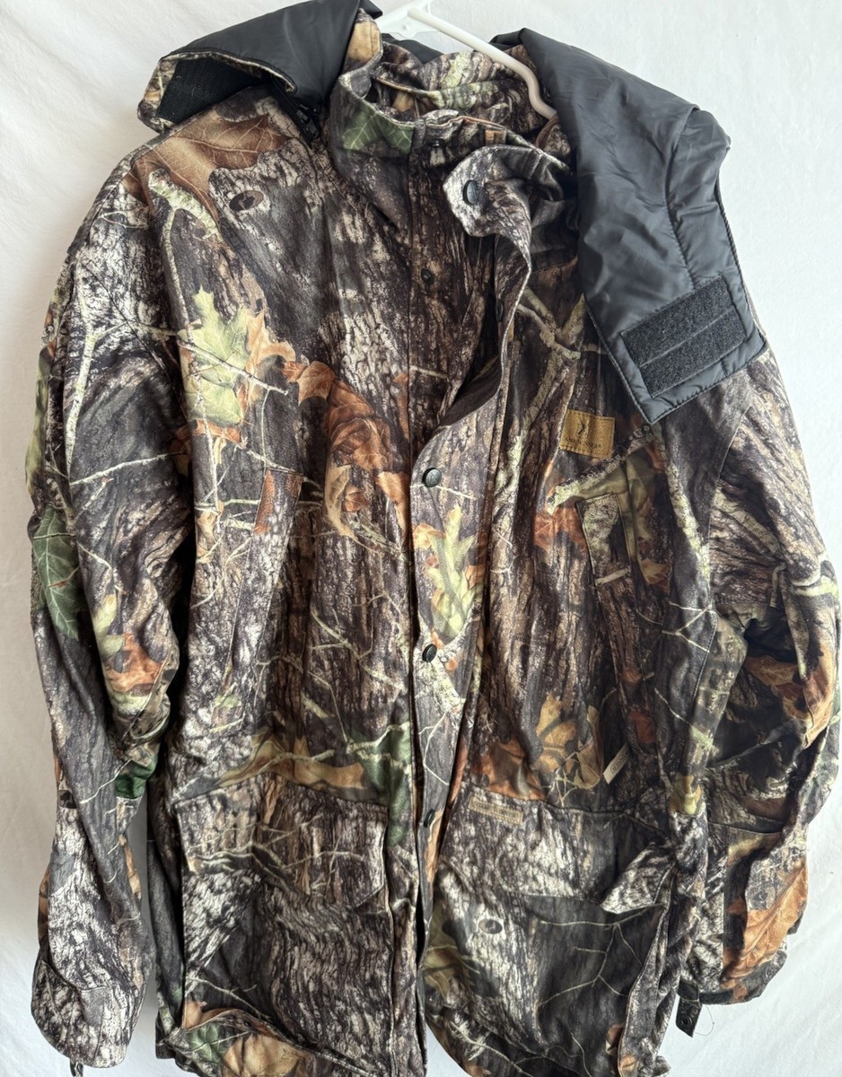 Game Winner Camo Men's Hunting Jacket Lined Insulated XL Mossy Oak
