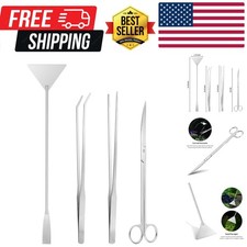 Aquascape Tools Aquarium Kit - 4PCS Terrarium Supplies Include Long Tweezers ...