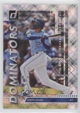 2020 Panini Donruss Dominators Diamond Jorge Soler #D-7 05n7