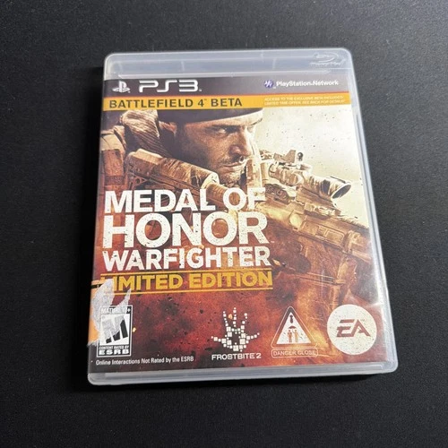 Medal of Honor: Warfighter Limited Edition PlayStation 3 PS3 CIB Complete Tested