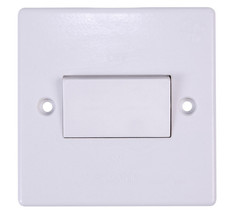 3 Pole Fan Isolator Switch 10A White Extractor Fan Isolation Switch Bathroom