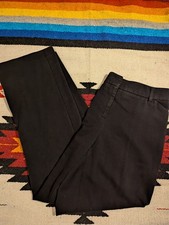Maurices Black Flat Front Solid Pants Regular Size Women