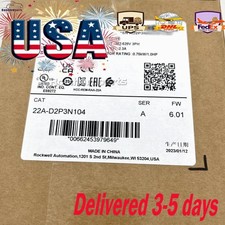 AB 22A-D2P3N104 PowerFlex 4 0.75 kW 1 HP AC Drive New Factory Sealed US Free Tax