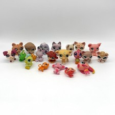 Littlest Pet Shop Figure Lot of 20 Toys Vintage Y2K 2000s Dog Cat Monkey Fish