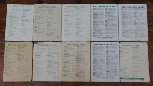 BIBLIOTHEQUE VERTE - LOT DE 10 LIVRES - VERNE, CURWOOD - HACHETTE - 1924/1953 - Afbeelding 13 van 18