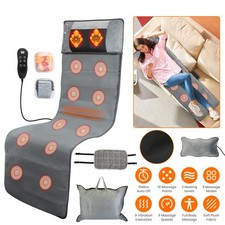 Upgrade Full Body Electric Massage Mat with Heat Vibration Back Massage Mattress