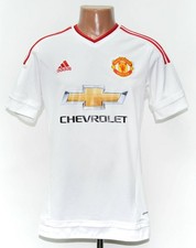 MANCHESTER UNITED 2015/2016 AWAY FOOTBALL SHIRT ADIDAS SIZE S ADULT