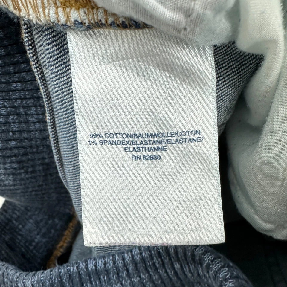 Jeans rectos Lands' End desgastados con cordón para niños talla L 14 16 azules Foto 4 de 4