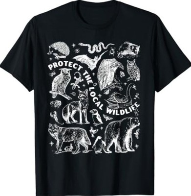 Protect The Local Wildlife Forest Animals Nature Woodland T-Shirt