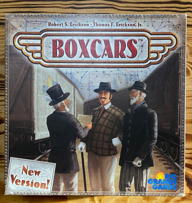 Boxcars Board Game By Rio Grande Games 2013 Version New
