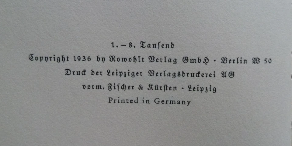 Hans Fallada: Altes Herz geht auf die Reise - Kartonierte Erstausgabe - Bild 2 von 4
