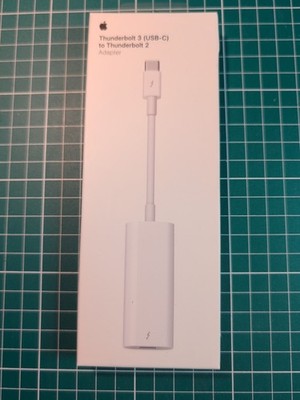 Apple MMEL2AM/A Thunderbolt 3 USB-C to Thunderbolt 2 Adapter