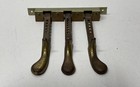 Vintage Style Piano Pedals Set of 3 Brass Finish Replacement For Parts Repair — photo 1
