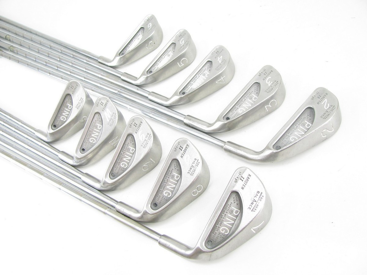 Ping Karsten II BLACK DOT Iron Set 2-PW+SW Steel Stiff MATCHING