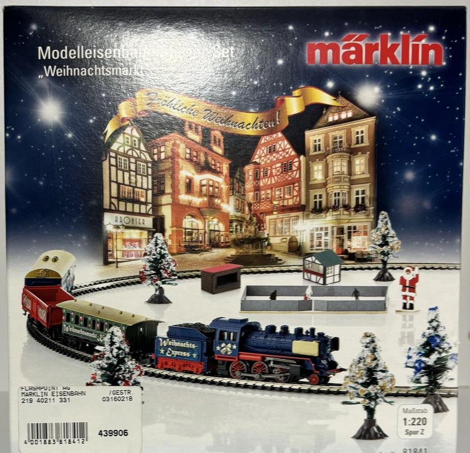 🇩🇪 Märklin mini club Spur Z.. 81841 Startpackung " Weihnachtszug " - Bild 2 von 4