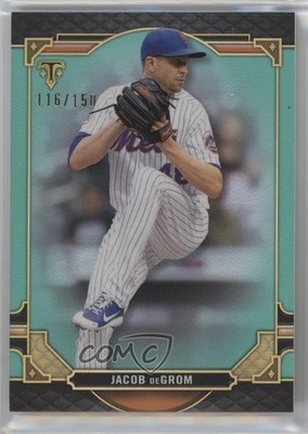 2022 Topps Triple Threads Aquamarine /150 Jacob deGrom #70 0n64
