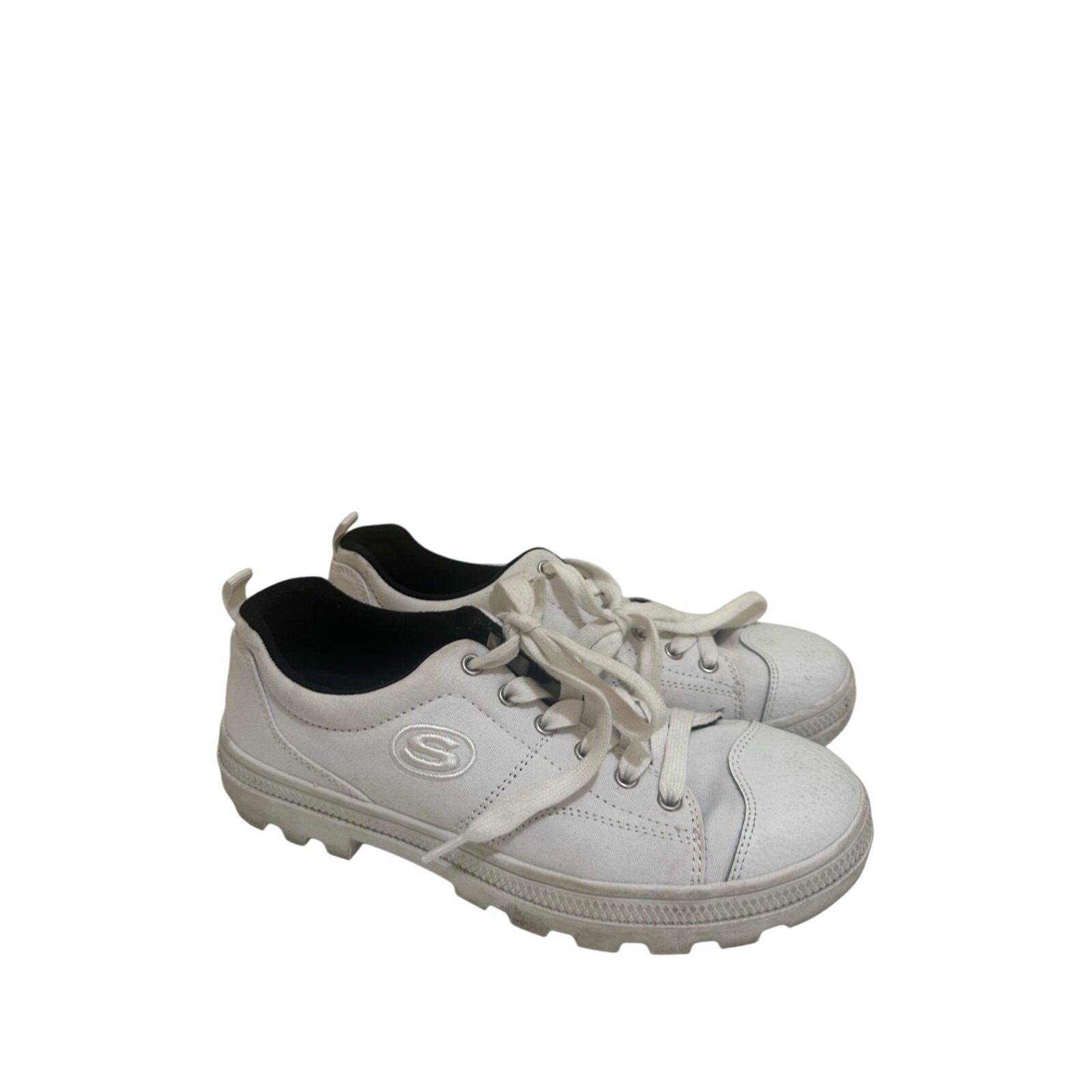 SAOLA Sneakers Skechers Y2K Lug Sole Roadies da donna taglia 8 bianche belle leggere sporche