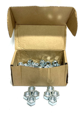 M20 ALL METAL LOCK NUTS STOVER CONE TOP LOCK 980V-10 ZINC LOT OF 74