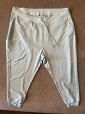 Women's Mandala Scrubs Joggers Bottoms Pants Size 3XL Pale Blue