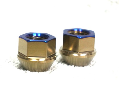 Titanium Lug Wheel Nut 12x1.5 17mm 60deg open 20pack set - Picture 17 of 17