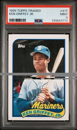 1989 Topps Traded Ken Griffey Jr RC #41T PSA 9 MINT Seattle Mariners HOF