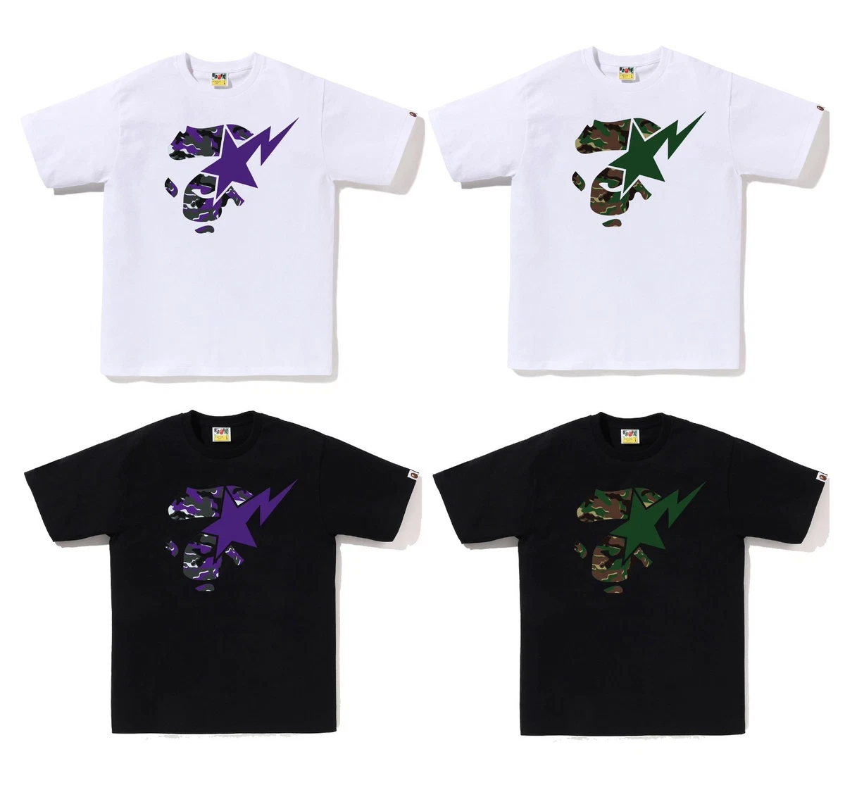 A Bathing Ape Black Size 2XL Shirts for Men for sale | eBay