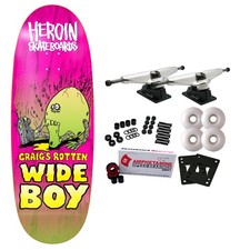 Heroin Skateboard Complete Craig Questions Rotten Wide Boy (Assorted) Assorted 