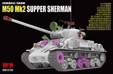RYE FIELD 5150 1/35 Israeli Tank M50 Mk2 SUPER SHERMAN Assembly Model Kit