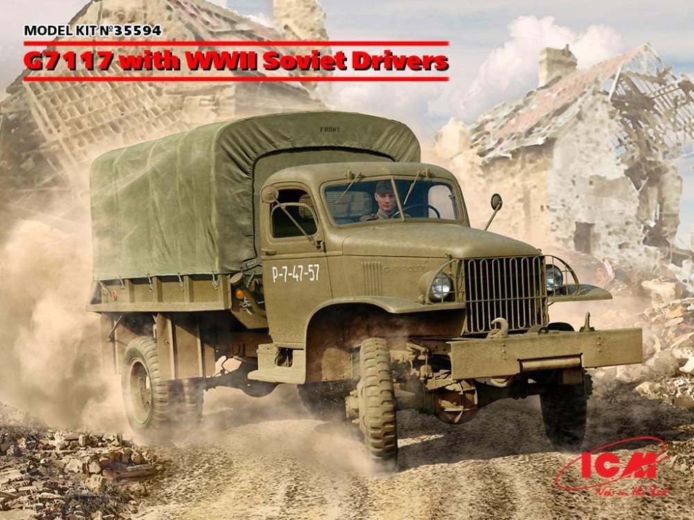ICM35594 - ICM 1:35 - G7117 with WWII Soviet Drivers