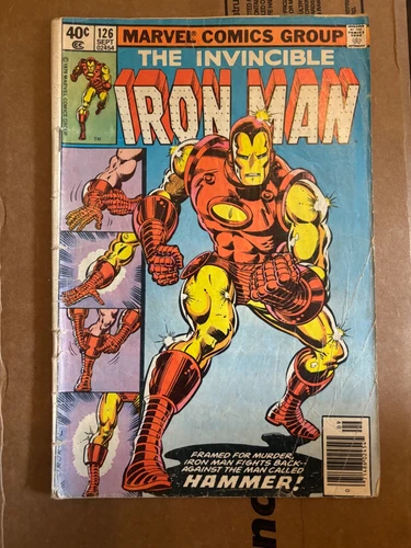 Marvel the Invincible Iron Man #126 FN Comic Book 9 J274