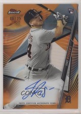 2020 Topps Finest Orange Refractor 6/25 Jake Rogers #FA-JR Auto 01l2