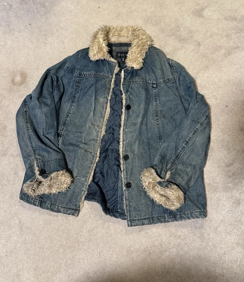 Men’s XL Denim Sherpa Collar Jean Jacket