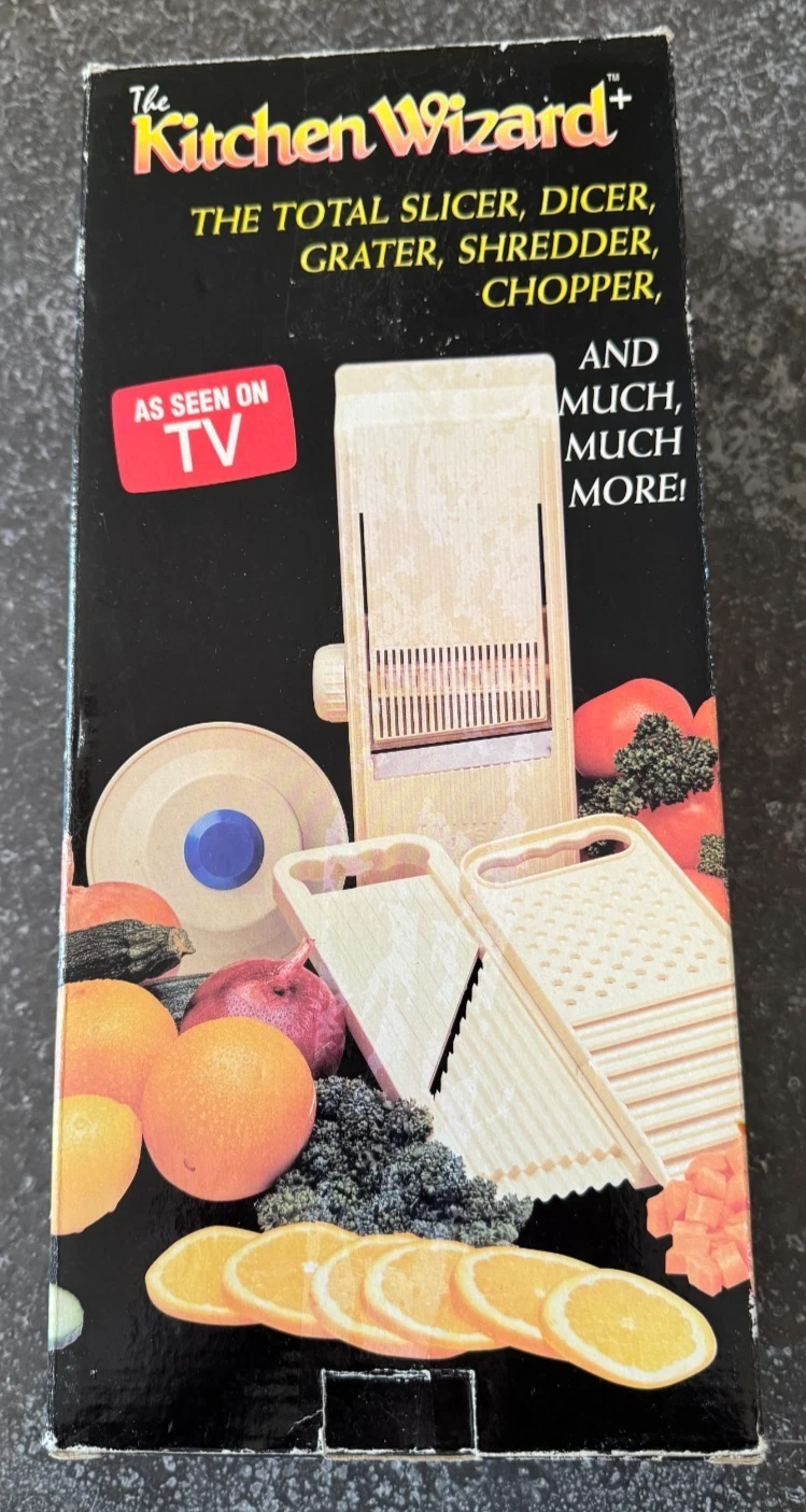 Vintage Kitchen Wizard As seen on TV Mandoline Slicer Grater Shredder Chopper