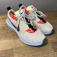 Nike Crater Impact Trainers Women’s Size 4 UK Beige Grey Running Trainers