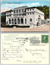 Maurice Baths Hot Springs AR Postcard