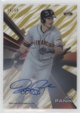 2015 Topps High Tek Pattern 1 Grass/Waves Gold Rainbow 36/50 Joe Panik Auto 0b0