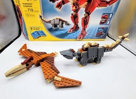 LEGO 4507 Prehistoric Creatures Box & Manual Only Missing 3 Pieces Designer Set