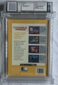 Cobra Command Sega CD 1992 PSA 9.0 A Sealed &ndash; Cardboard Longbox &ndash; Rare No Rating