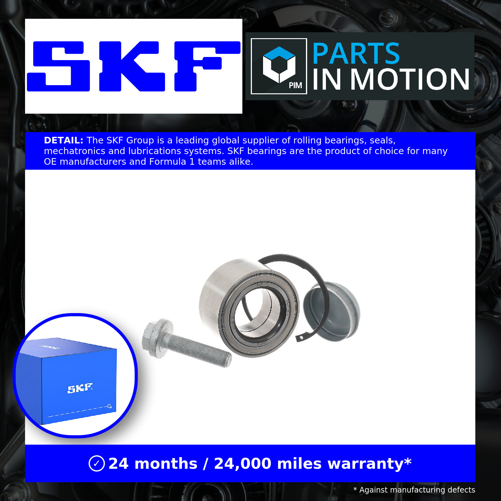Wheel Suspension Wheel Bearing Kit SKF VKBA 6646 Fits Mercedes-Benz E-Class - Image 21