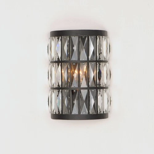 Maxim Madeline 10 3/4" High Black Wall Sconce - Picture 4 of 5