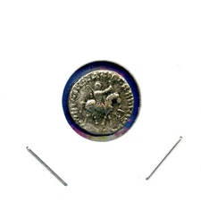 Antimachus Drachm Bactria Ancient Greek Silver Coin 160-155 BC Goddess Nike #77