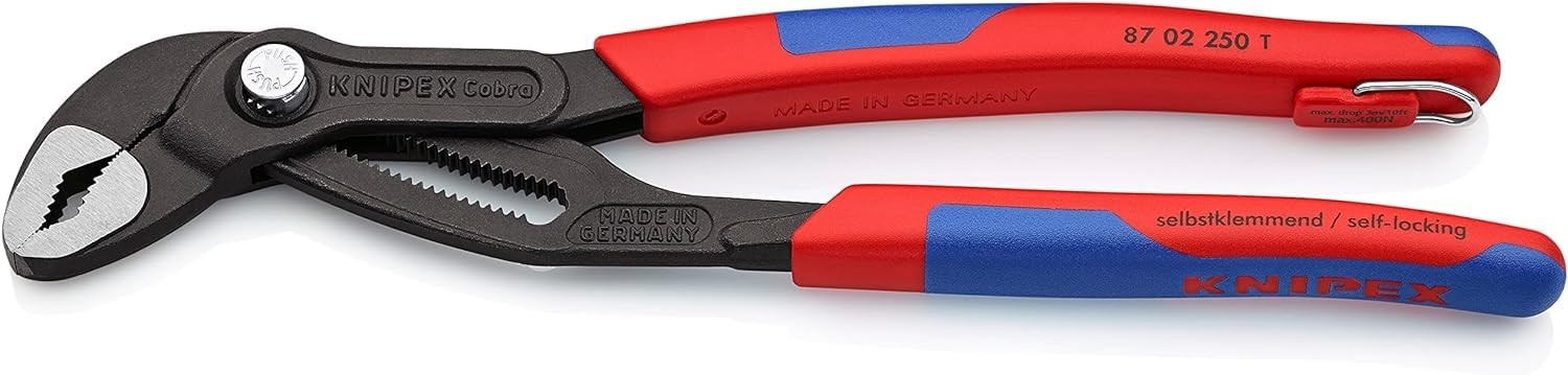 Pince multiprise de pointe Cobra de 250mm avec poignées bi-matière