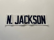 Virginia UVA Cavaliers Football Nick Jackson Game Worn Jersey Nameplate