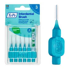 TEPE Interdental Brush Original Cleaners, Brushes Between Teeth, Blue 0.6mm