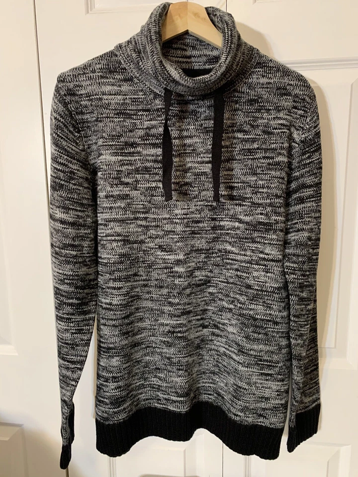 Suéter Pullover Negro Buffalo David Bitton Para Hombre Talla S Manga Larga Cuello Simulado Foto 4 de 4