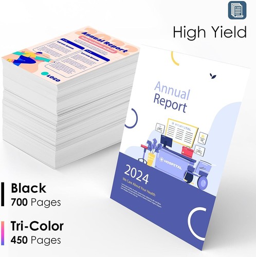 67XL Black and Color Ink Cartridges for HP Deskjet 1255/2700, Envy 6000 Series - Picture 3 of 5