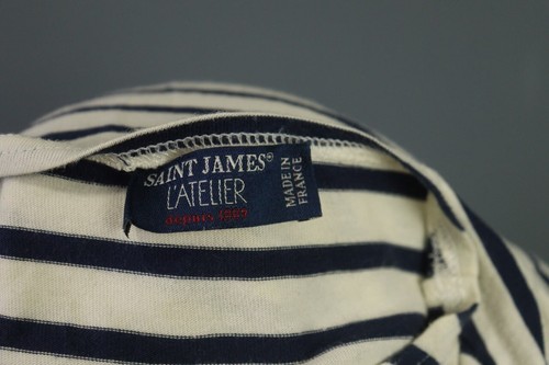 Saint James L'Atelier Multicolor Stripe Knit Sweater Size 14 Years - Picture 16 of 20
