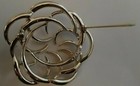 Vintage Sarah Coventry Silver Tone "Tailored Swirl" Brooch & Clip On Earring Set — photo 5