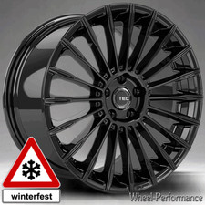 19 Zoll T8 concave Alufelgen 8x19 5x112 ET35 in schwarz für Audi und Infiniti