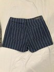 2 Pair Shorts Unionbay Chloe Jean Denim Stripe Stretch High Waist Black Pattern — photo 7